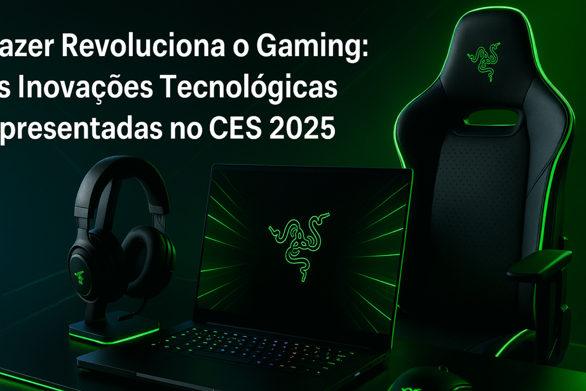 Razer Revoluciona o Gaming: As Inovações Tecnológicas Apresentadas no CES 2025